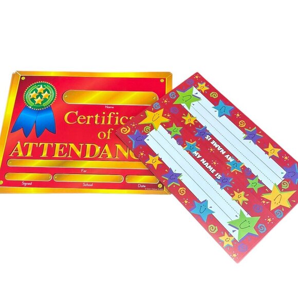 Teacher's Large Lot Student Achievement Awards Certiicates and More All Unused - Picture 4 of 5